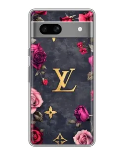 Чехол для Google Pixel 7A с картинкой «Цветочный Louis Vuitton»