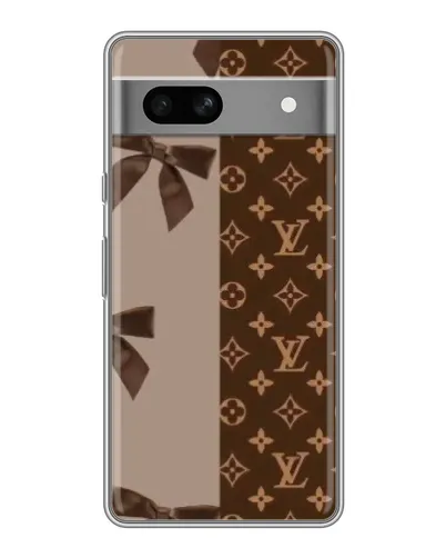 Чехол для Google Pixel 7A с картинкой «Louis Vuitton — банты»