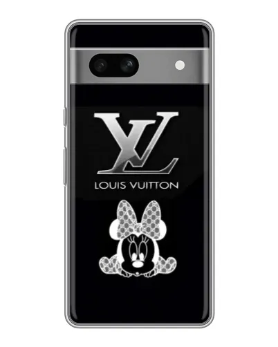 Чехол для Google Pixel 7A с картинкой «LV и Минни Маус»