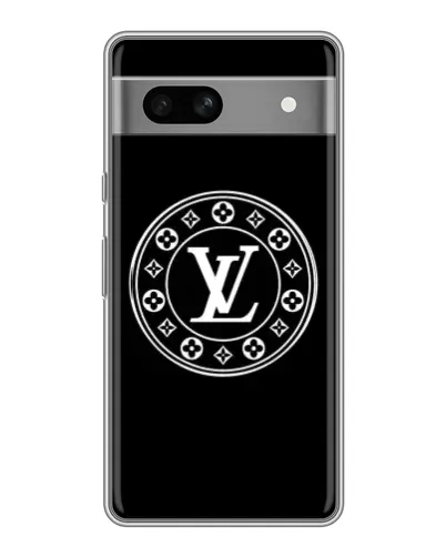 Чехол для Google Pixel 7A с картинкой «LV — печать стиля»