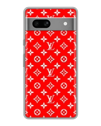 Чехол для Google Pixel 7A с картинкой «Яркий паттерн LV»