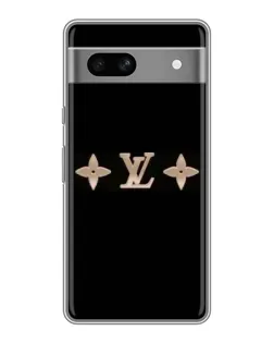 Чехол для Google Pixel 7A с картинкой «Louis Vuitton — минимализм»