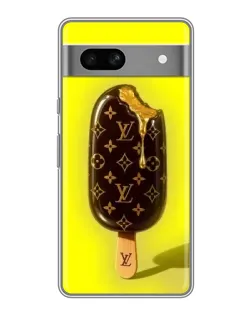 Чехол для Google Pixel 7A с картинкой «Мороженое от LV»