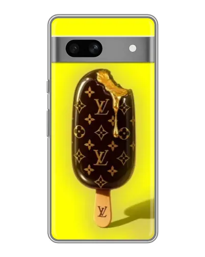 Чехол для Google Pixel 7A с картинкой «Мороженое от LV»