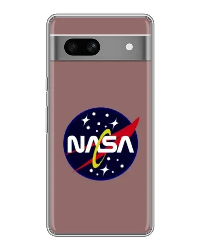 Чехол для Google Pixel 7A с картинкой «NASA — ретро космос»