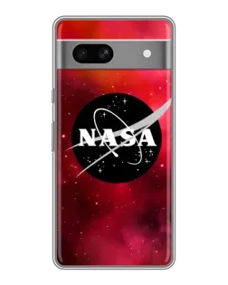 Чехол для Google Pixel 7A с картинкой «NASA — красная туманность»