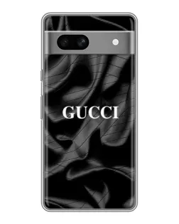 Чехол для Google Pixel 7A с картинкой «Gucci — шелковые волны»