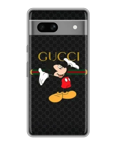 Чехол для Google Pixel 7A с картинкой «Микки Маус Gucci»