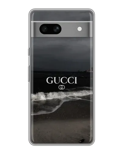 Чехол для Google Pixel 7A с картинкой «Gucci — морской прибой»