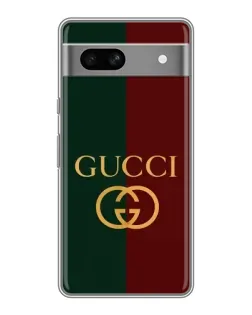 Чохол для Google Pixel 7A з картинкою «Gucci — темно-зелений градієнт»