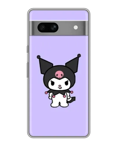 Чехол для Google Pixel 7A с картинкой «Kuromi — нежный фиолетовый»