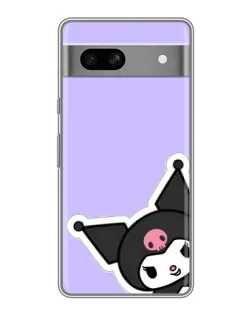 Чехол для Google Pixel 7A с картинкой «Забавная Kuromi»
