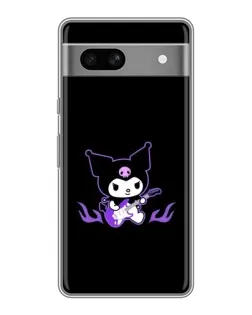 Чехол для Google Pixel 7A с картинкой «Электрическая Kuromi»