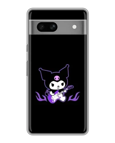 Чехол для Google Pixel 7A с картинкой «Электрическая Kuromi»