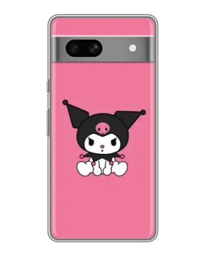 Чехол для Google Pixel 7A с картинкой «Хмурая Kuromi»
