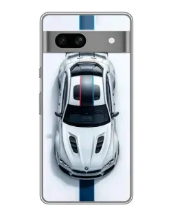 Чехол для Google Pixel 7A с картинкой «Вид сверху — BMW M»