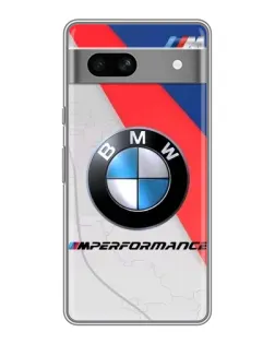 Чехол для Google Pixel 7A с картинкой «BMW Performance стиль»