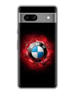 Чехол для Google Pixel 7A с картинкой «Логотип BMW — вспышка»