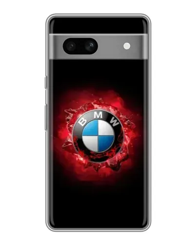 Чехол для Google Pixel 7A с картинкой «Логотип BMW — вспышка»