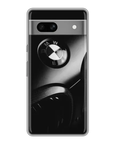 Чехол для Google Pixel 7A с картинкой «Эмблема BMW — макро»