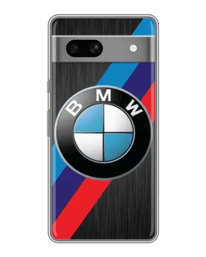 Чехол для Google Pixel 7A с картинкой «BMW M-stripes стиль»