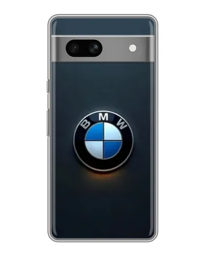 Чехол для Google Pixel 7A с картинкой «Логотип BMW — минимализм»