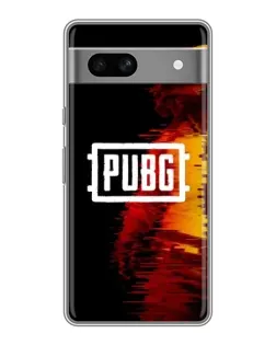 Чохол для Google Pixel 7A з картинкою «Яскравий логотип PUBG»