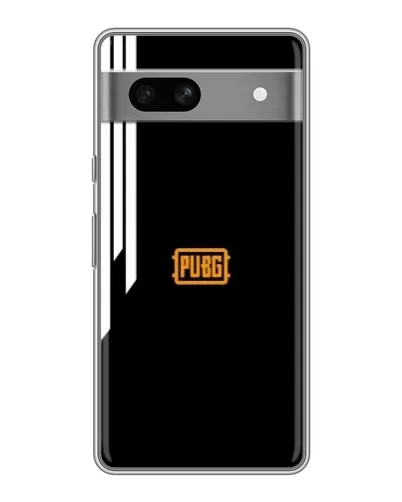 Чехол для Google Pixel 7A с картинкой «PUBG — вертикальные линии»