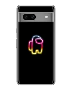 Чехол для Google Pixel 7A с картинкой «Among Us градиент»