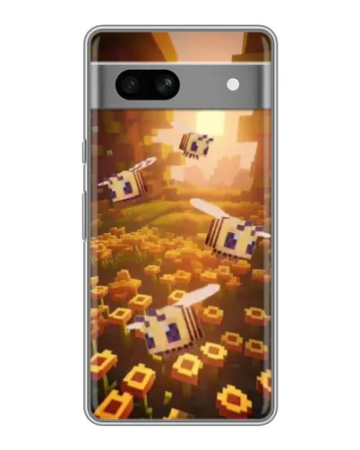Чехол для Google Pixel 7A с картинкой «Поле подсолнухов»
