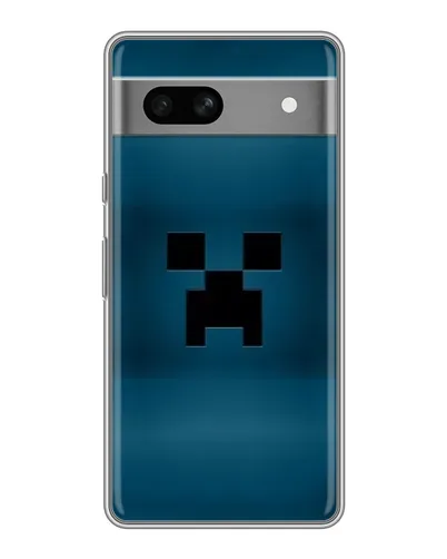 Чехол для Google Pixel 7A с картинкой «Крипер текстура»
