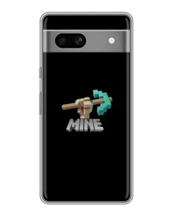 Чехол для Google Pixel 7A с картинкой «Алмазная кирка»