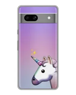 Чехол для Google Pixel 7A с картинкой «Единорог градиент»