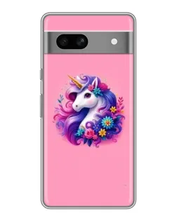 Чехол для Google Pixel 7A с картинкой «Сказочный единорог»