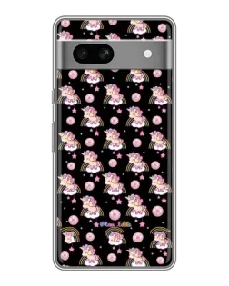 Чехол для Google Pixel 7A с картинкой «Magic Unicorn паттерн»