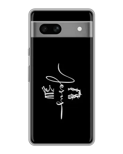 Чехол для Google Pixel 7A с картинкой «Король Славы Jesus»