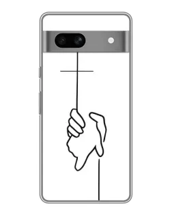 Чехол для Google Pixel 7A с картинкой «Рука держит»
