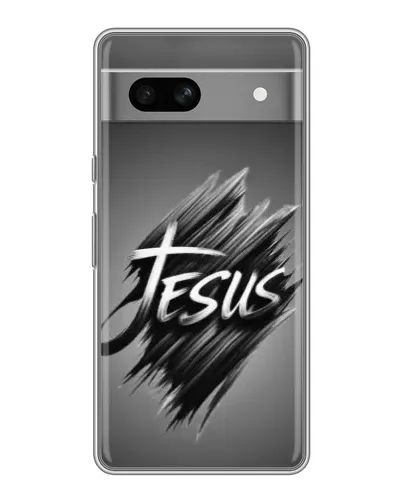 Чехол для Google Pixel 7A с картинкой «Надпись Jesus Graffiti»