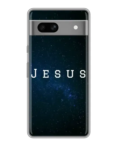 Чехол для Google Pixel 7A с картинкой «Звездное небо Jesus»