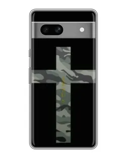 Чехол для Google Pixel 7A с картинкой «Милитари Крест»