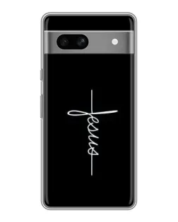 Чехол для Google Pixel 7A с картинкой «Тонкая линия веры»