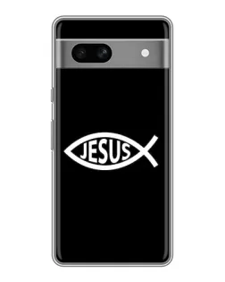 Чехол для Google Pixel 7A с картинкой «Классический Jesus»