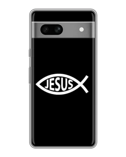 Чехол для Google Pixel 7A с картинкой «Классический Jesus»