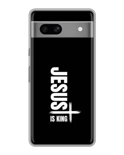 Чехол для Google Pixel 7A с картинкой «Вертикаль веры Jesus»