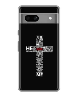 Чохол для Google Pixel 7A з картинкою «Текстовий хрест»