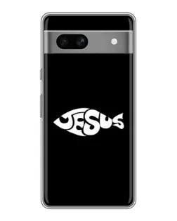 Чохол для Google Pixel 7A з картинкою «Риба  Jesus»