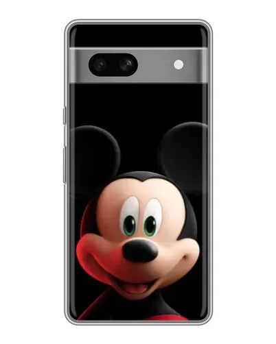 Чехол для Google Pixel 7A с картинкой «Улыбающийся Микки Маус»