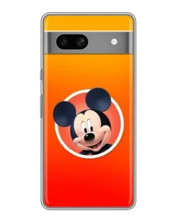 Чехол для Google Pixel 7A с картинкой «Mickey в круге»