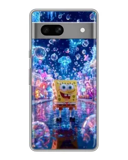 Чехол для Google Pixel 7A с картинкой «Неоновый океан»