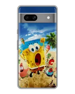 Чехол для Google Pixel 7A с картинкой «Развлечения на пляже»